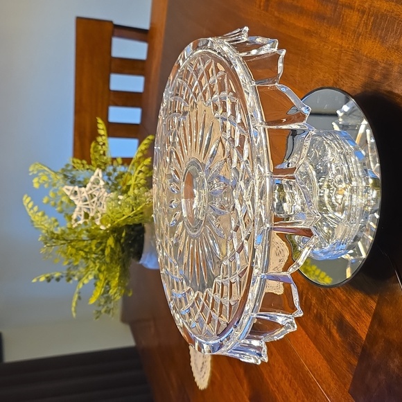 Vintage Godinger Crystal Cake Stand - Picture 3 of 6